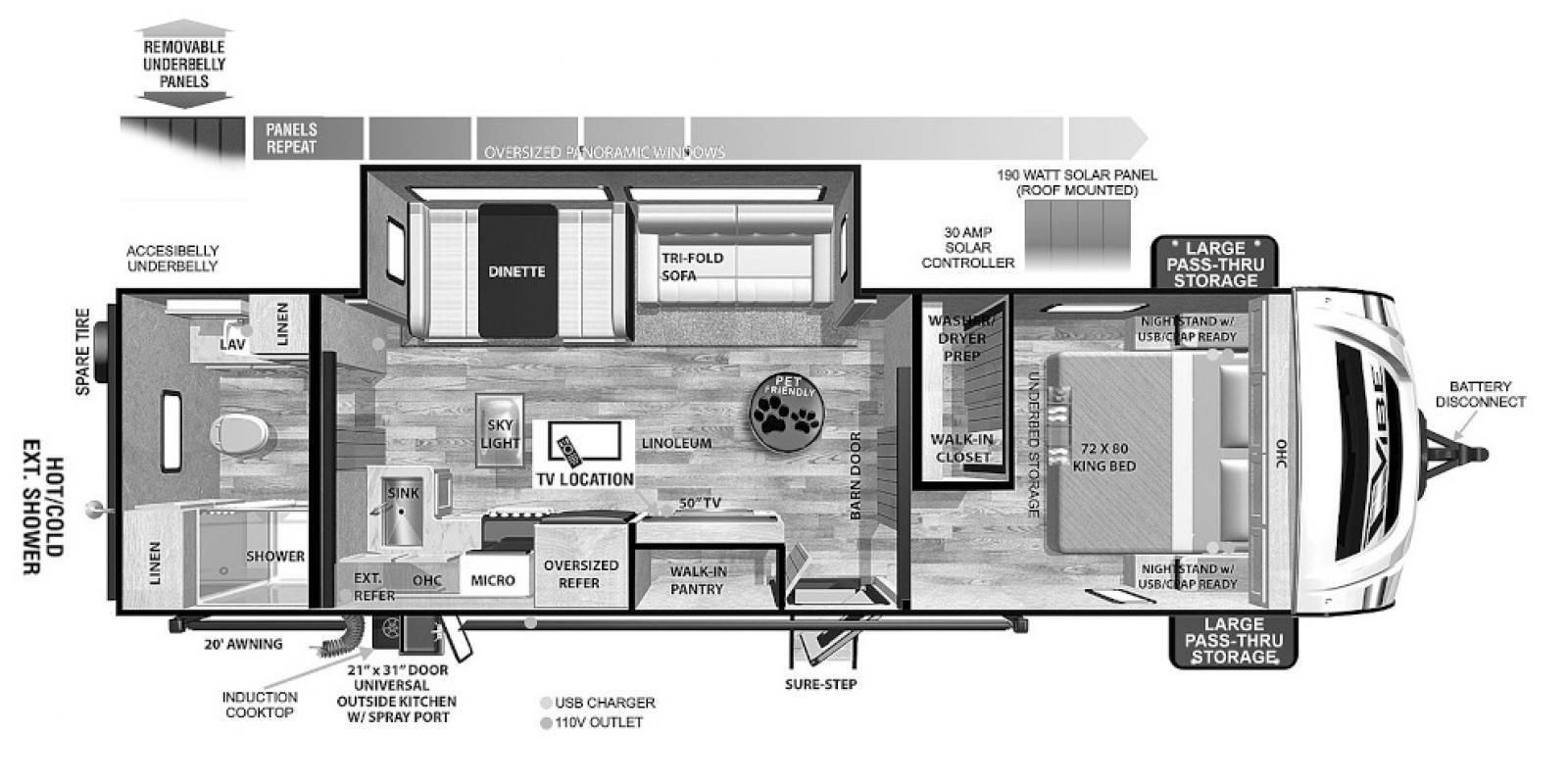 2021 Forest River Vibe 28RB in hermitage MO