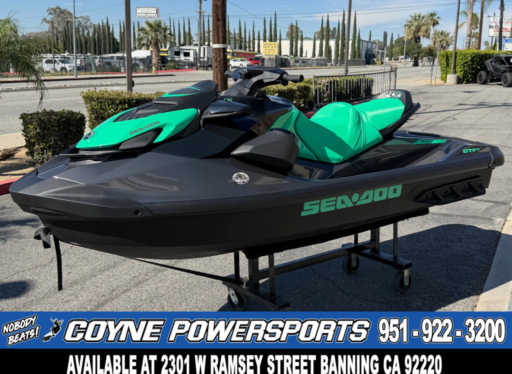 2026 Sea-Doo GTI SE 170 Tech, Audio, iDF, iBR Three Seater jet ski