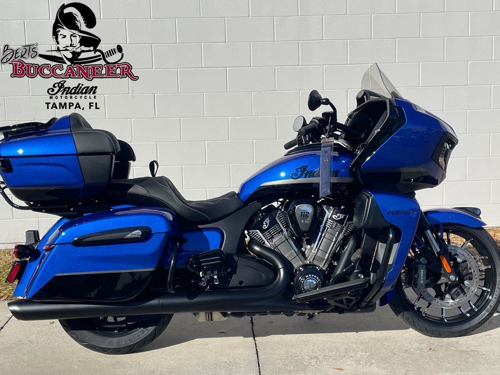 2026 Indian Motorcycle® Pursuit® Dark Horse® 112 Deep Blue Metallic with Blac DARK HORSE in Tampa, FL