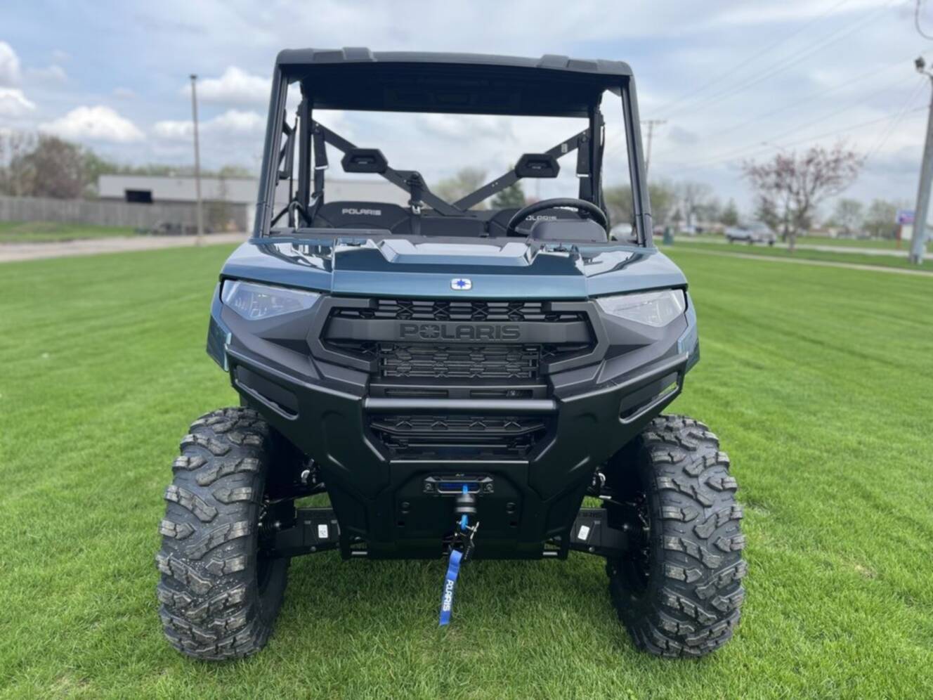 A photo of this 2026 Polaris® Ranger XP 1000 Premium Blue Labyrinth