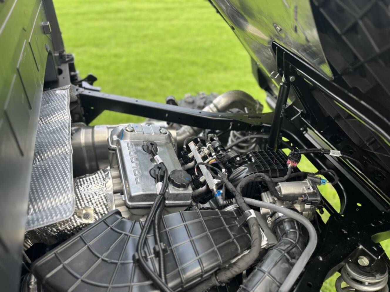 A photo of this 2026 Polaris® Ranger XP 1000 Premium Blue Labyrinth