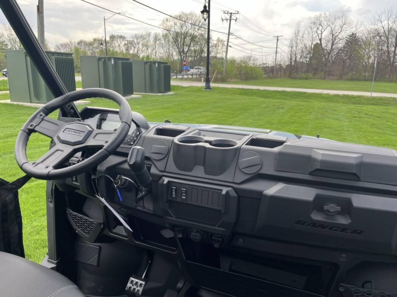 A photo of this 2026 Polaris® Ranger XP 1000 Premium Blue Labyrinth