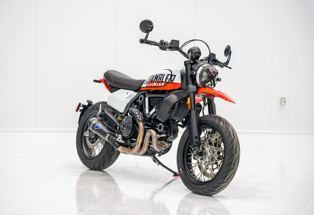 2023 Ducati Scrambler Urban Motard Star White Silk and Ducati GP BASE in Zionsville, IN