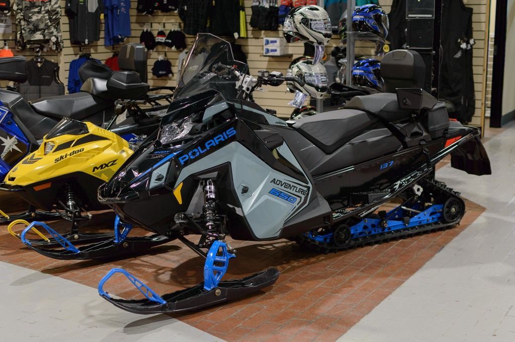 2026 Polaris® 650 INDY Adventure 137 Hemlock Blue / Black / Velocity  650 137 in dunmore PA