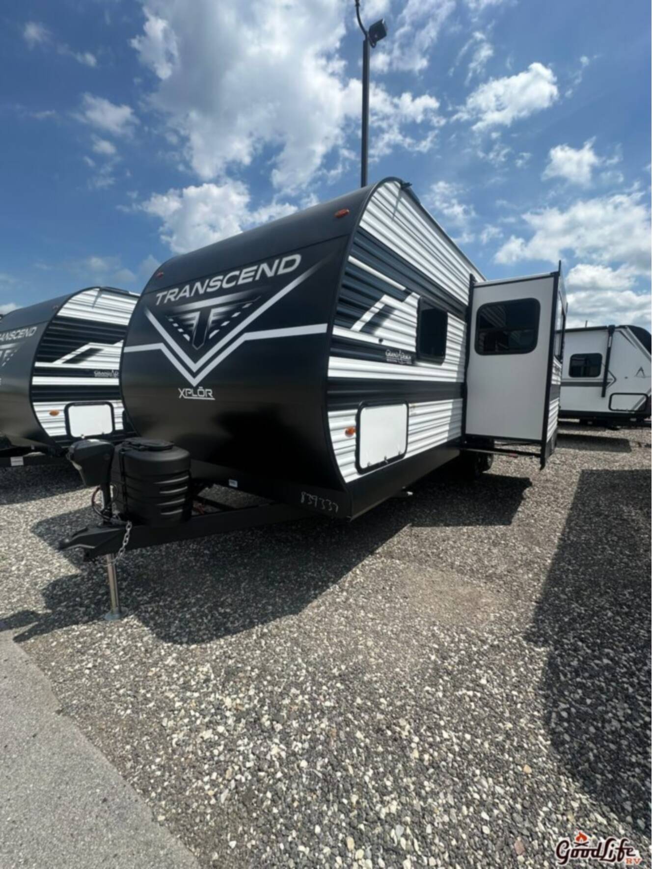 A photo of this 2026 Grand Design Transcend XPLOR 23BHX