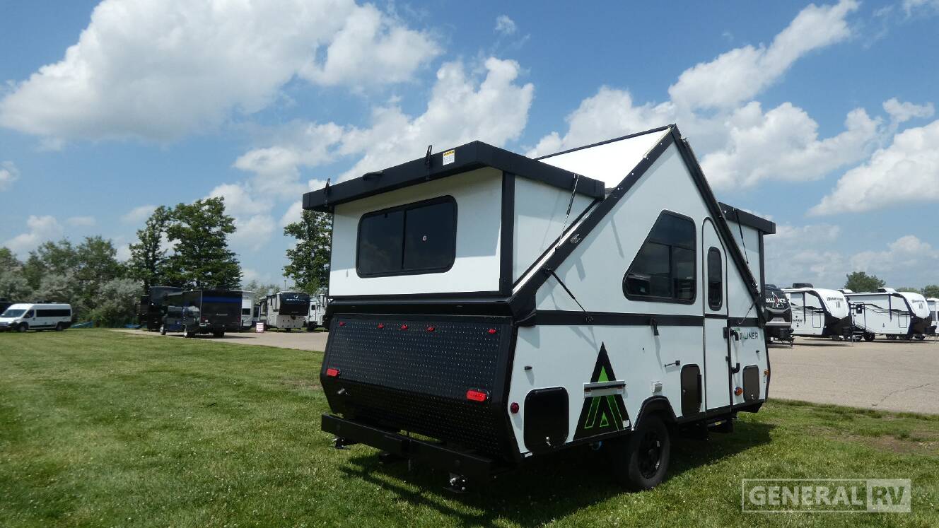 A photo of this 2027 Aliner EXPEDITION Rear Sofa