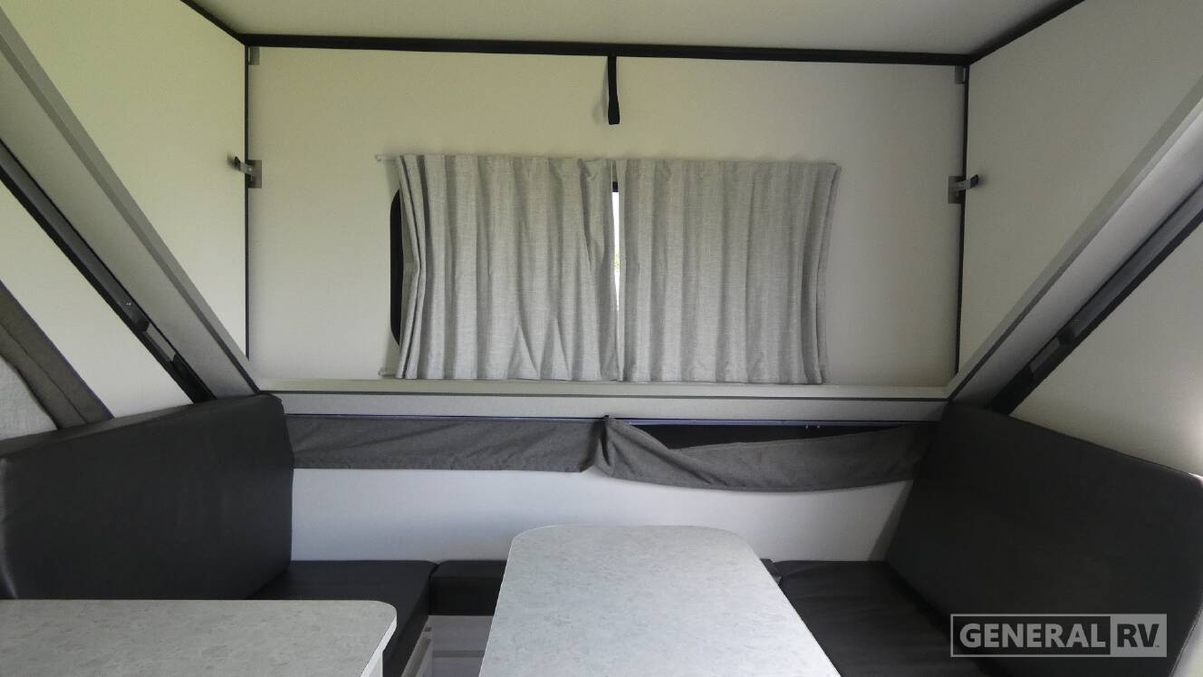 A photo of this 2027 Aliner EXPEDITION Rear Sofa