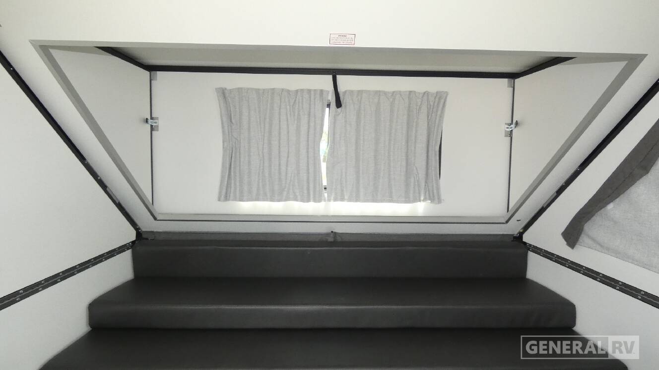 A photo of this 2027 Aliner EXPEDITION Rear Sofa