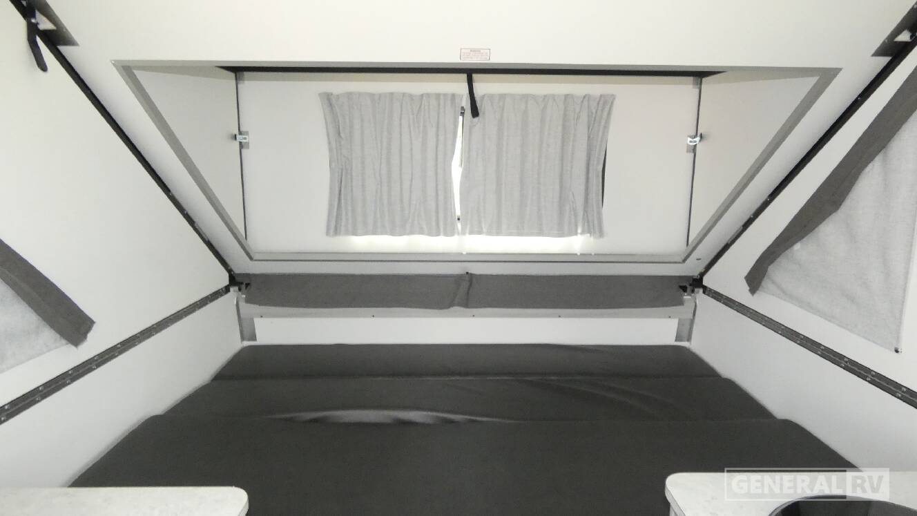 A photo of this 2027 Aliner EXPEDITION Rear Sofa