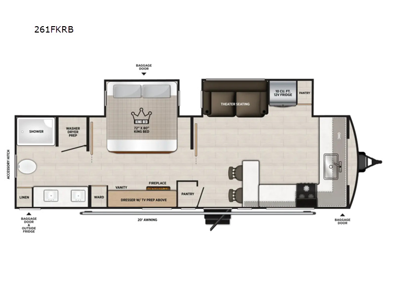 2027 Forest River Rv Wildwood Heritage Glen 261FKRB in attalla AL