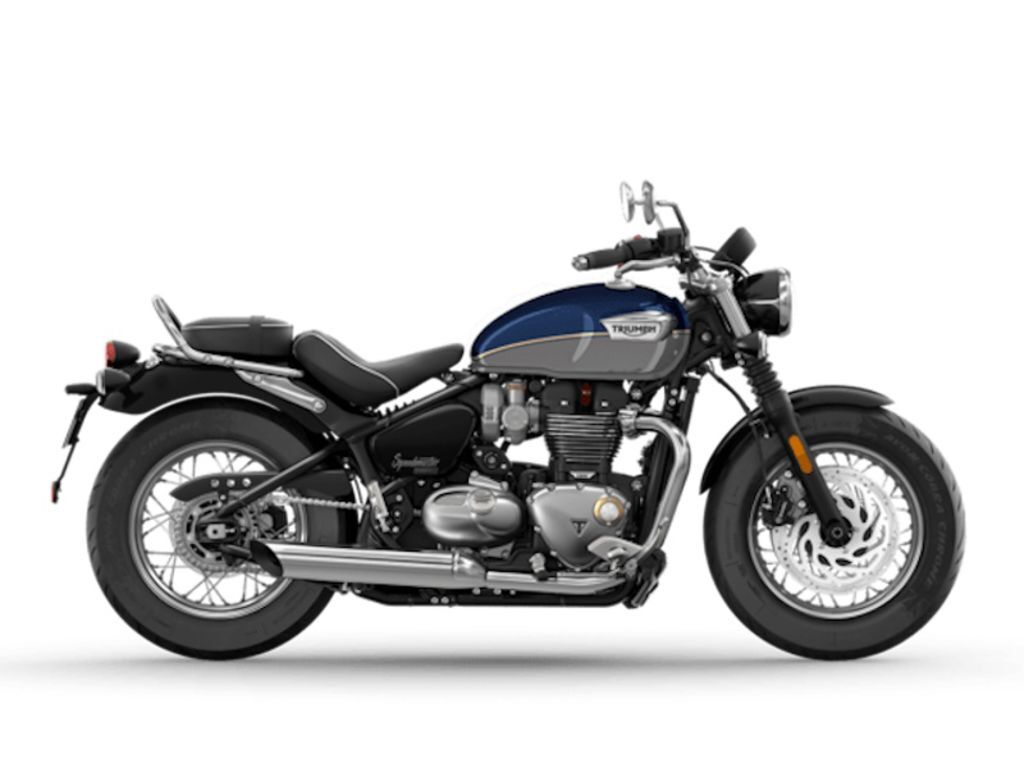 2025 Triumph Bonneville Speedmaster Pacific Blue / Silver Ice STEALTH EDITION in Bremerton, WA