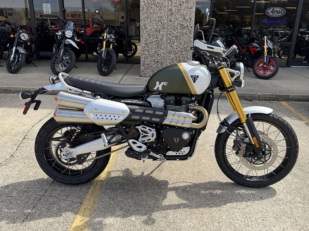 2026 Triumph Scrambler 1200 XE Matte khaki green XE in Plano, TX