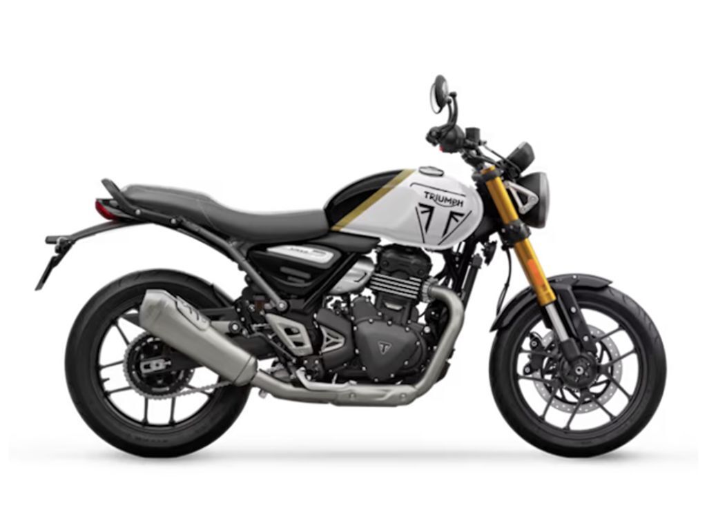 2026 Triumph Speed 400 Pearl Metallic White/Phantom Black BASE in Bremerton, WA