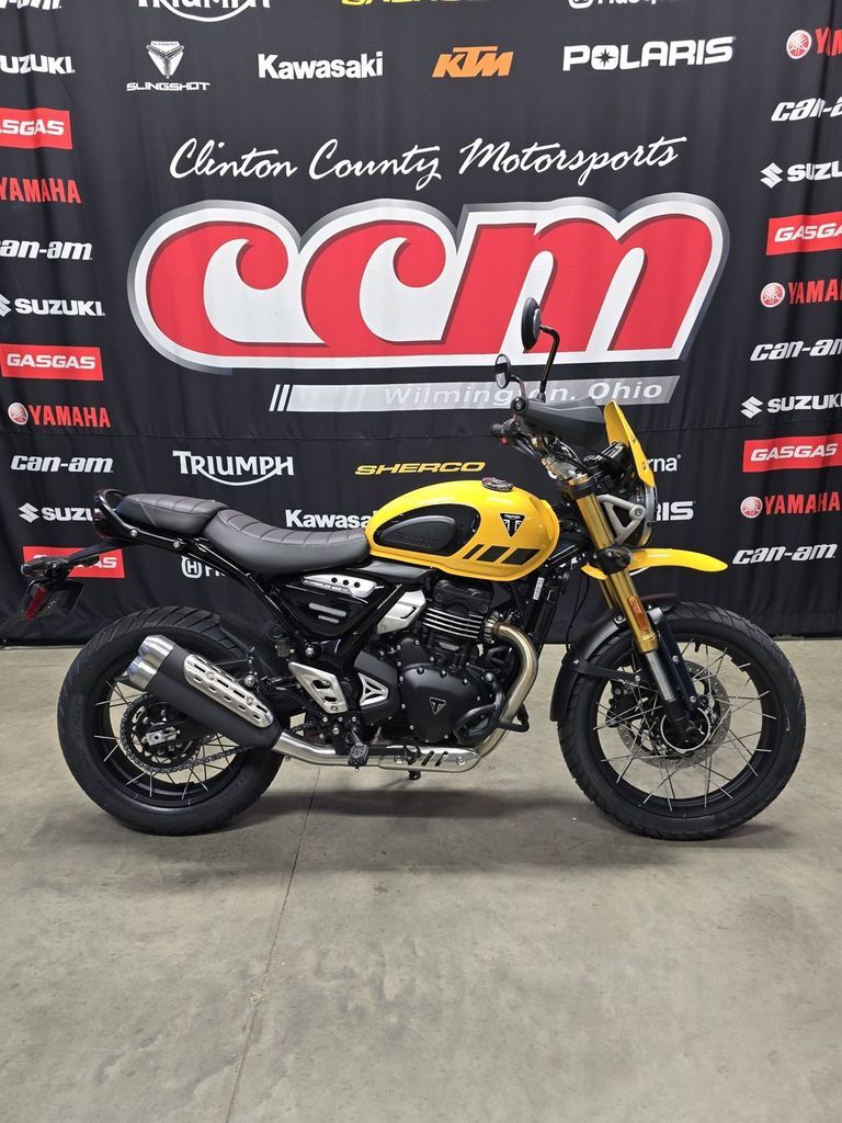 2026 Triumph Scrambler 400 XC Racing Yellow 400 XC in Wilmington, OH