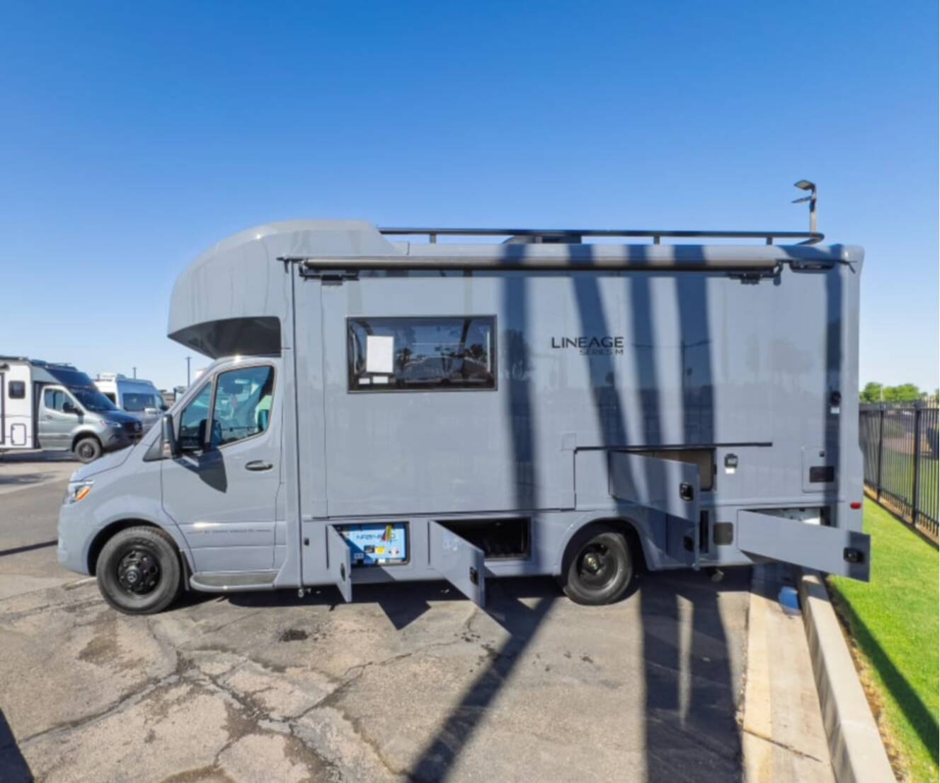 A photo of this 2027 Grand Design LINEAGE SERIES M 25FW-FBP