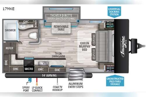 2020 Grand Design Imagine XLS 17MKE in ripon CA