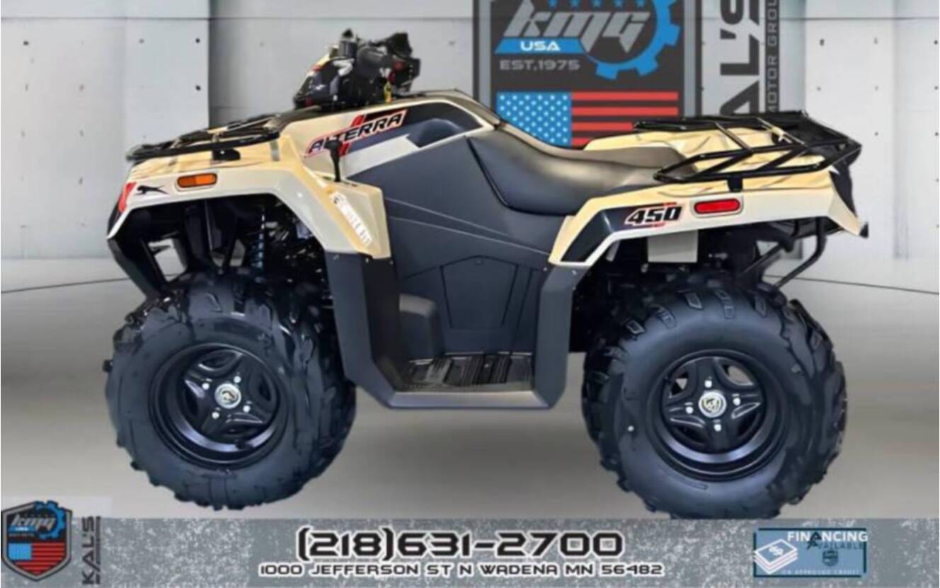 A photo of this 2024 Arctic Cat Alterra 450 BRAND NEW ATV