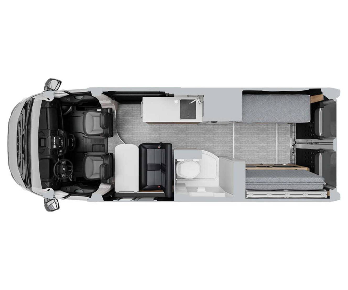 A photo of this 2027 Airstream Rangeline 21PS Pop-Top