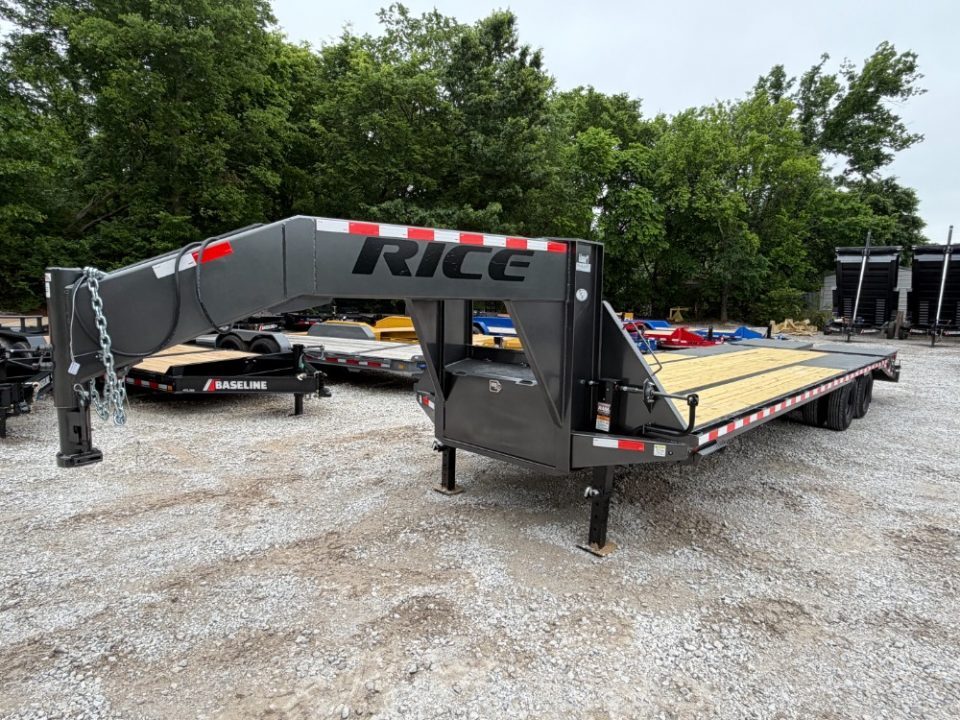 2026 Rice Trailers 23.9K 30' X 102" Deckover Gooseneck in Fayetteville, AR