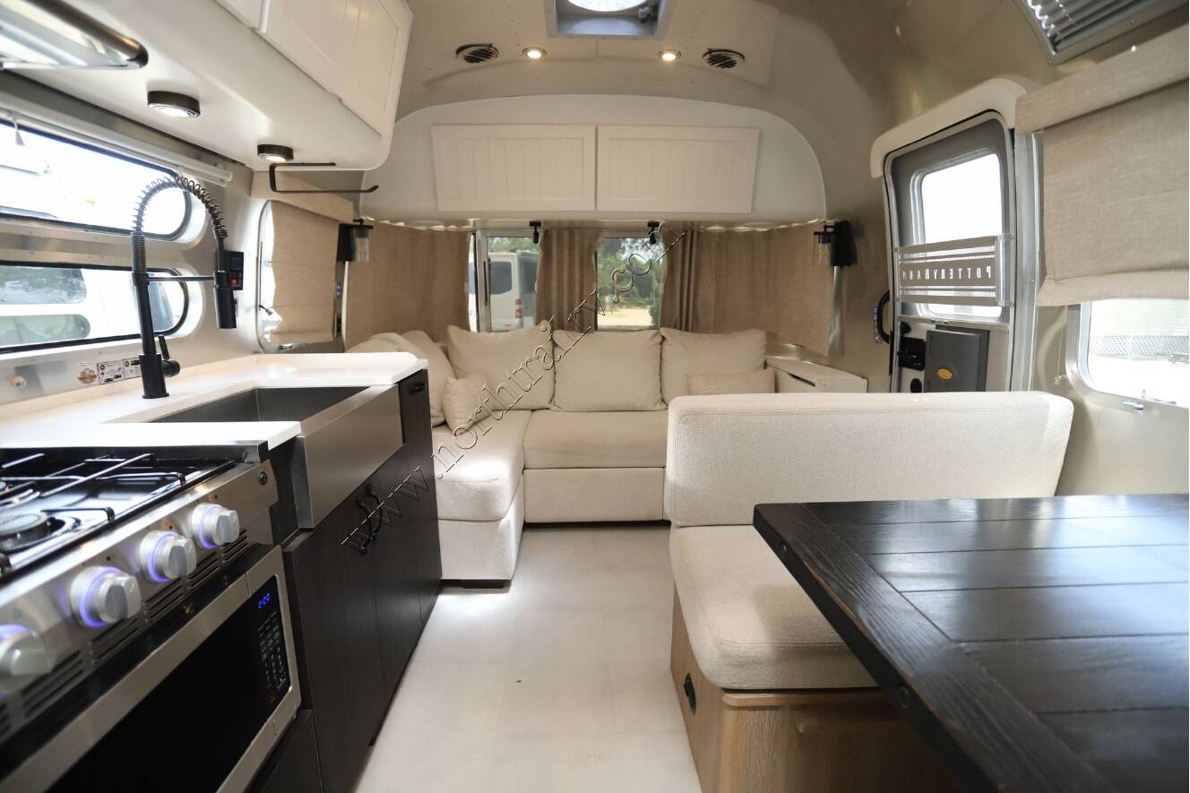 A photo of this 2022 Airstream Pottery Barn 28 RBT