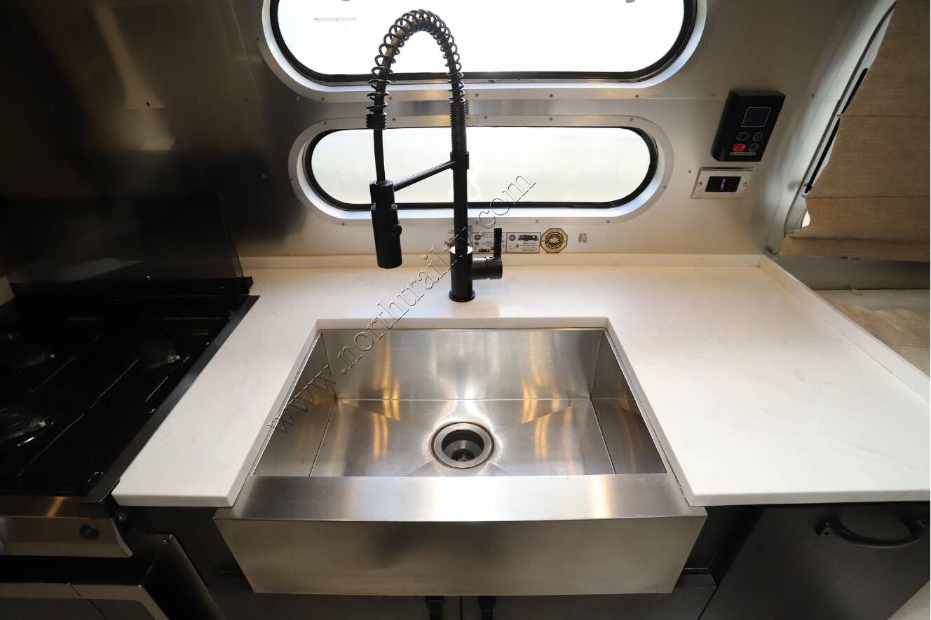 A photo of this 2022 Airstream Pottery Barn 28 RBT