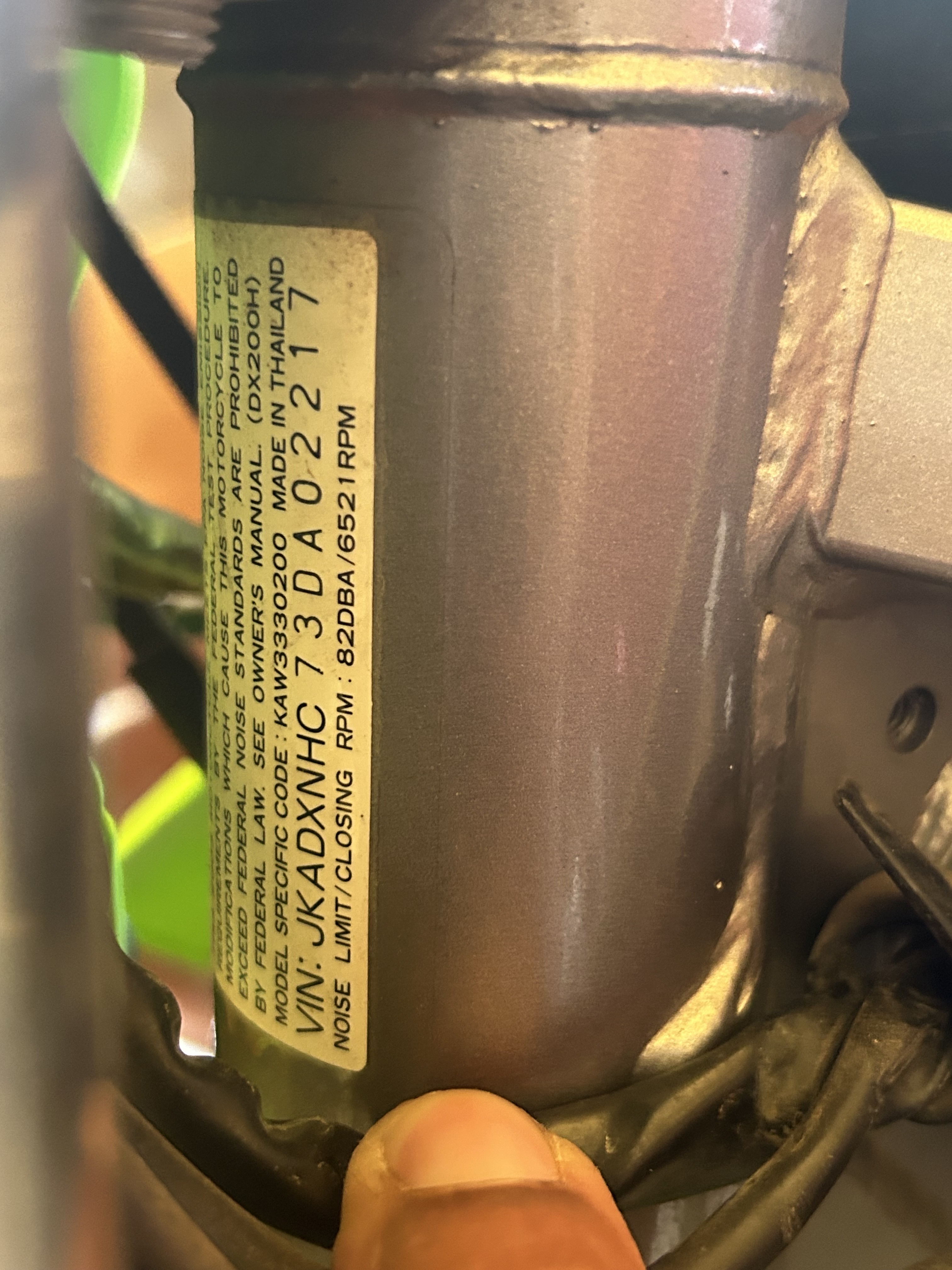 2003 Kawasaki KDX 200 200 in Upper Marlboro, ME