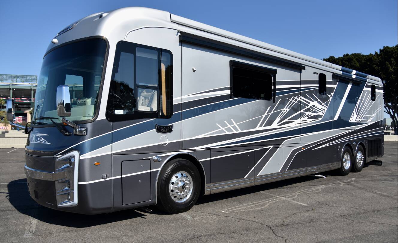 A photo of this 2025 Entegra Coach CORNERSTONE 45B