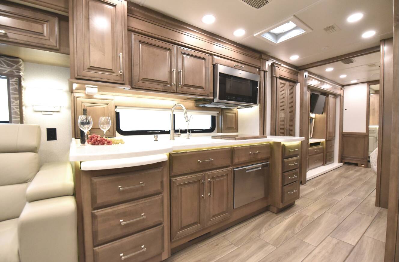 A photo of this 2025 Entegra Coach CORNERSTONE 45B
