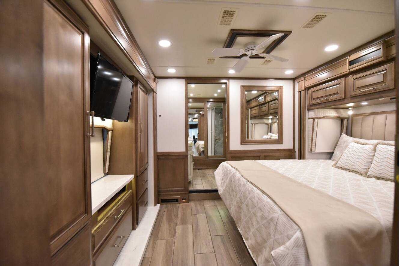 A photo of this 2025 Entegra Coach CORNERSTONE 45B