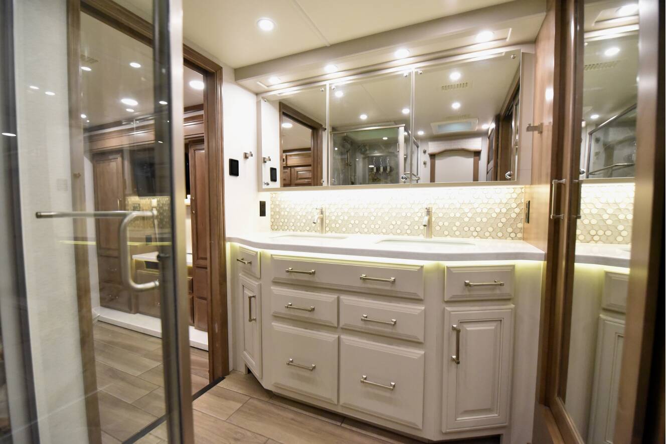 A photo of this 2025 Entegra Coach CORNERSTONE 45B