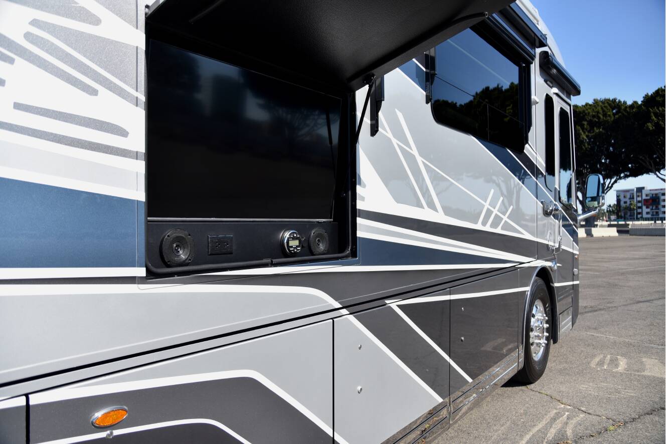 A photo of this 2025 Entegra Coach CORNERSTONE 45B