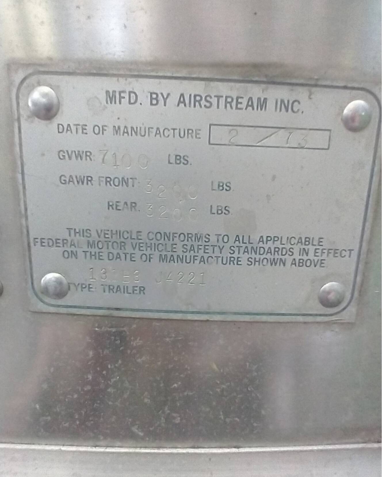 A photo of this 1973 Airstream LAND YACHT 31