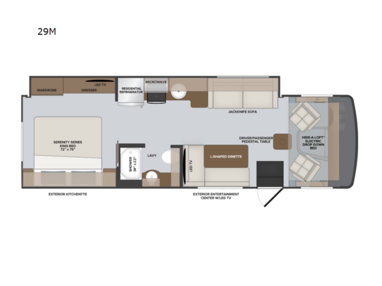 A photo of this 2024 Fleetwood FLAIR 29M