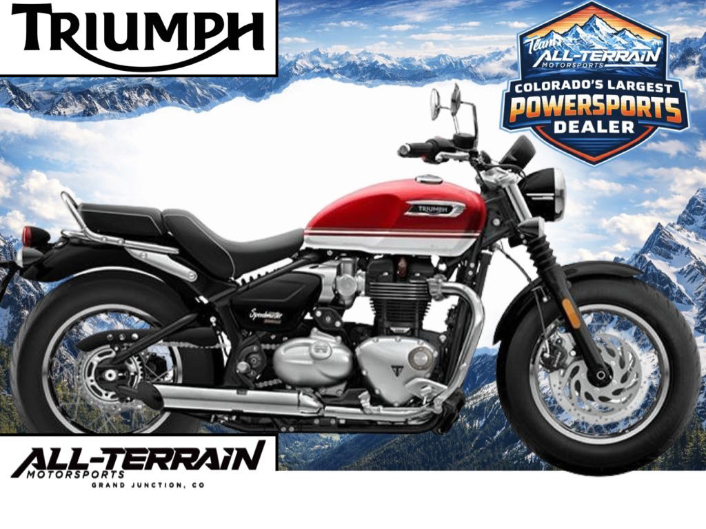 2026 Triumph Bonneville Speedmaster Carnival Red Crystal Wh BASE in Grand Junction, CO
