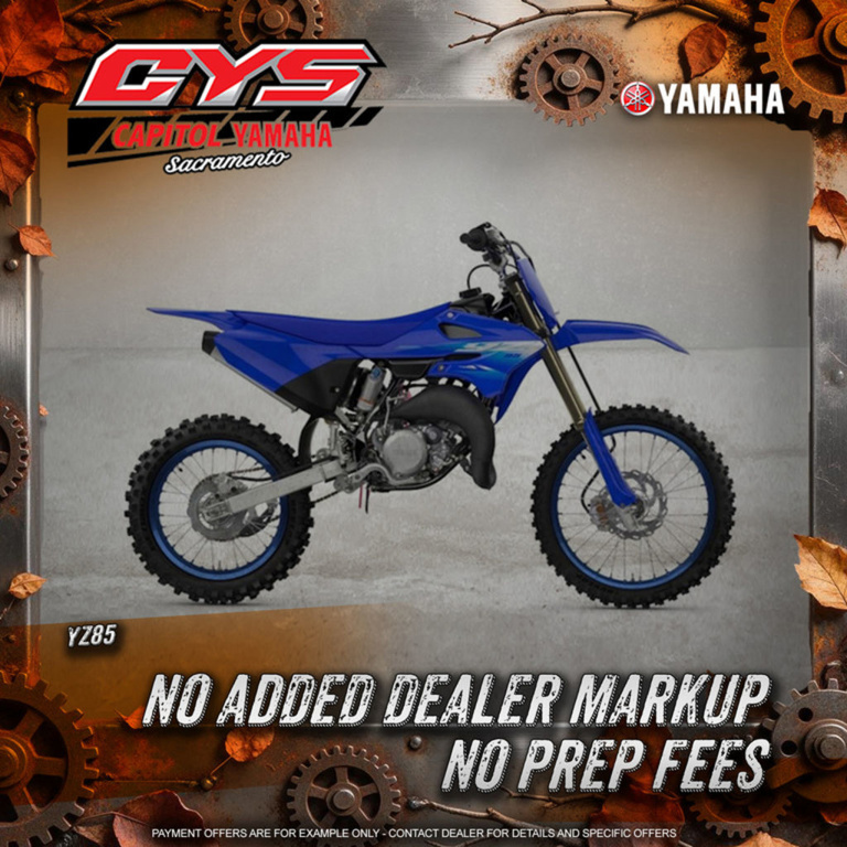 2027 Yamaha YZ85 Youth 85 in Sacramento, CA