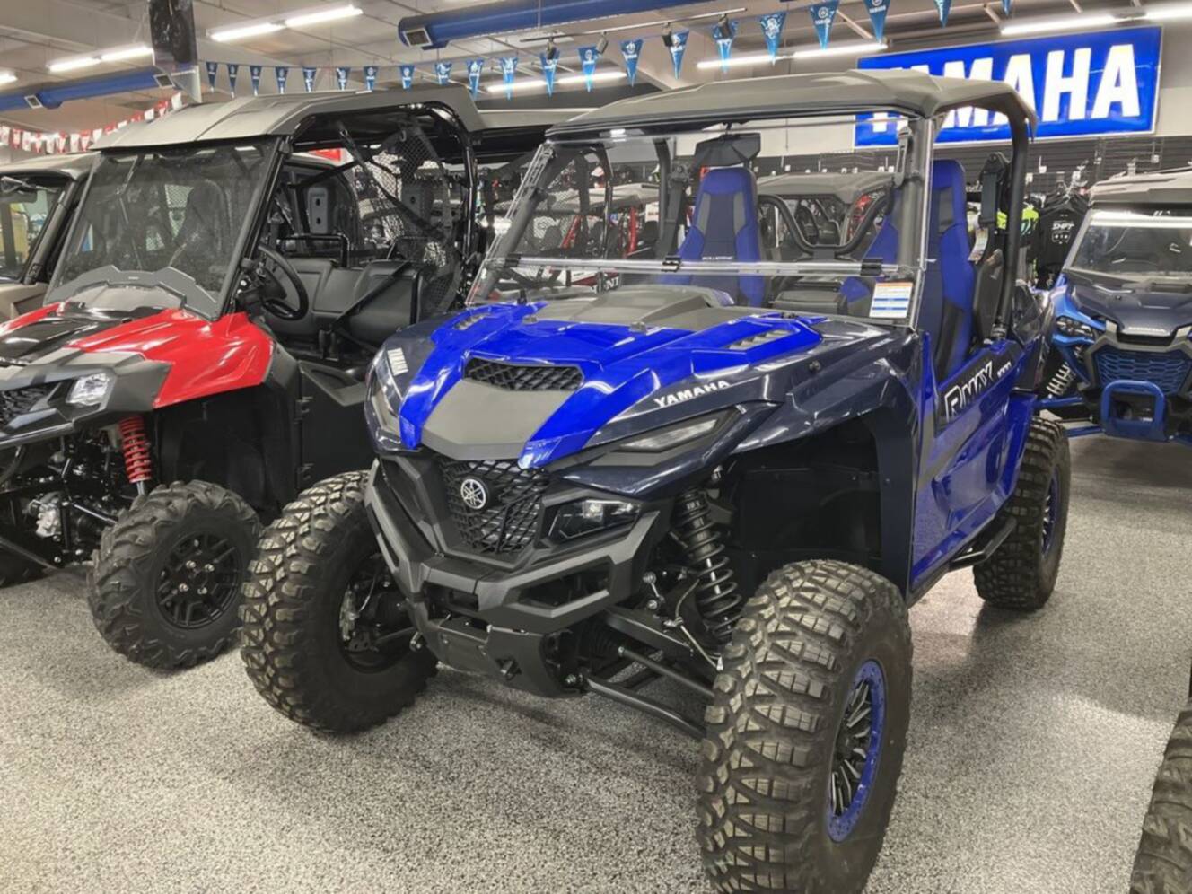 A photo of this 2023 Yamaha Wolverine RMAX2 1000 Sport