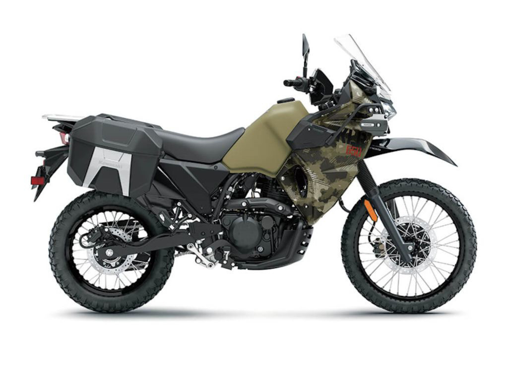 2025 Kawasaki Klr650 Adventure ABS Cypher Camo Beige 650 ADVENTURE ABS in Hillsboro, OR