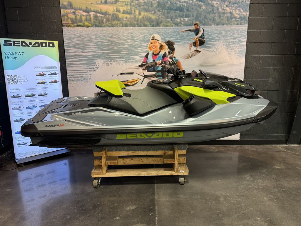 2026 Sea-Doo RXP-X 325 Tech, BRP Premium A, iBR Ice Metal / Manta in augusta GA