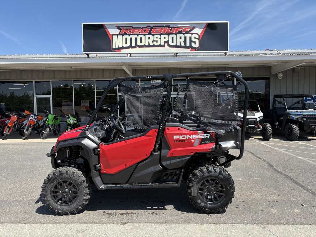 2025 Honda Pioneer 1000-5 Deluxe in red bluff CA