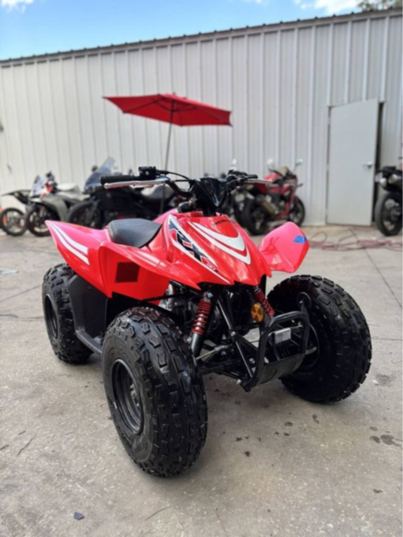 A photo of this 2026 Honda TRX 90X