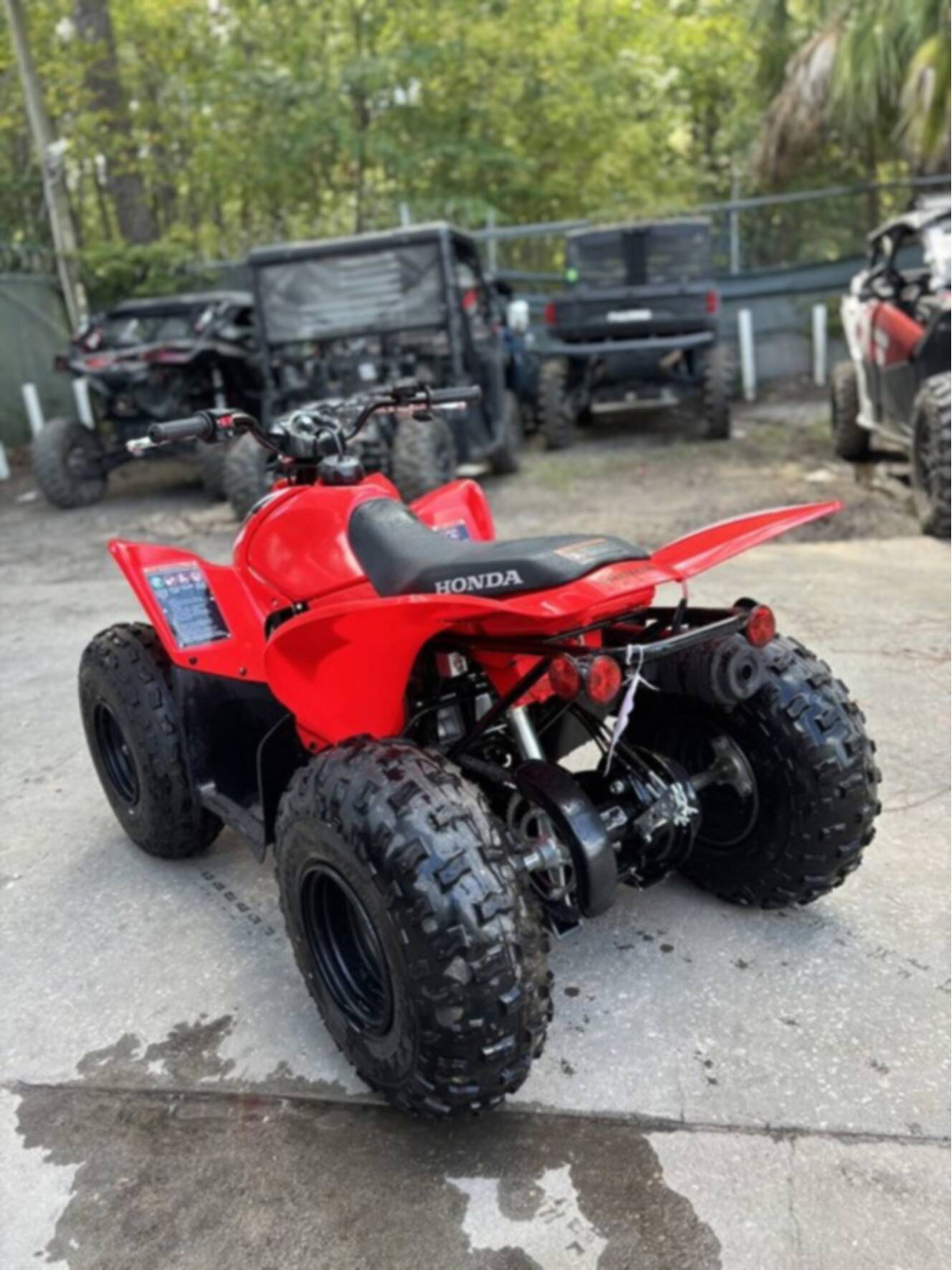 A photo of this 2026 Honda TRX 90X