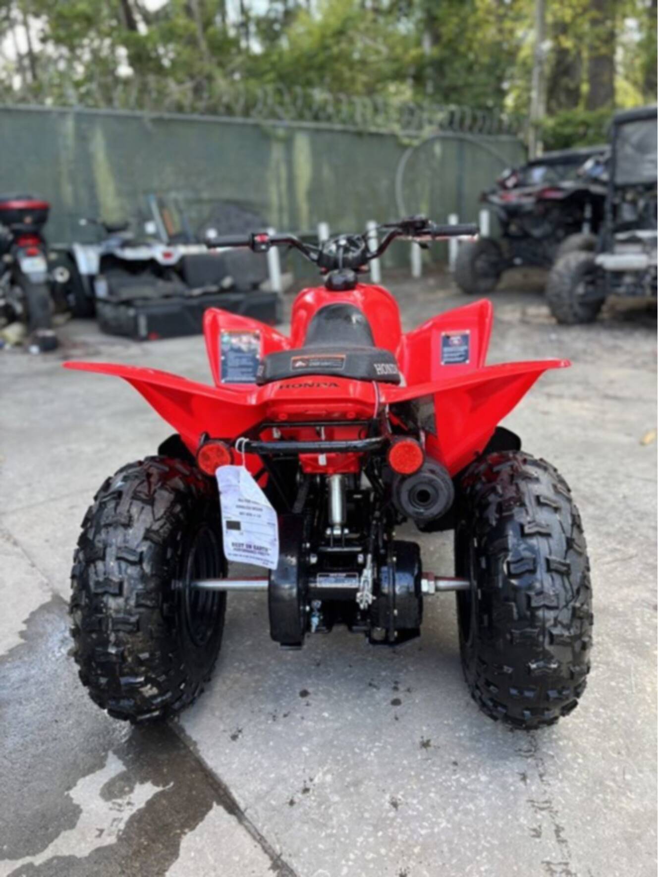 A photo of this 2026 Honda TRX 90X