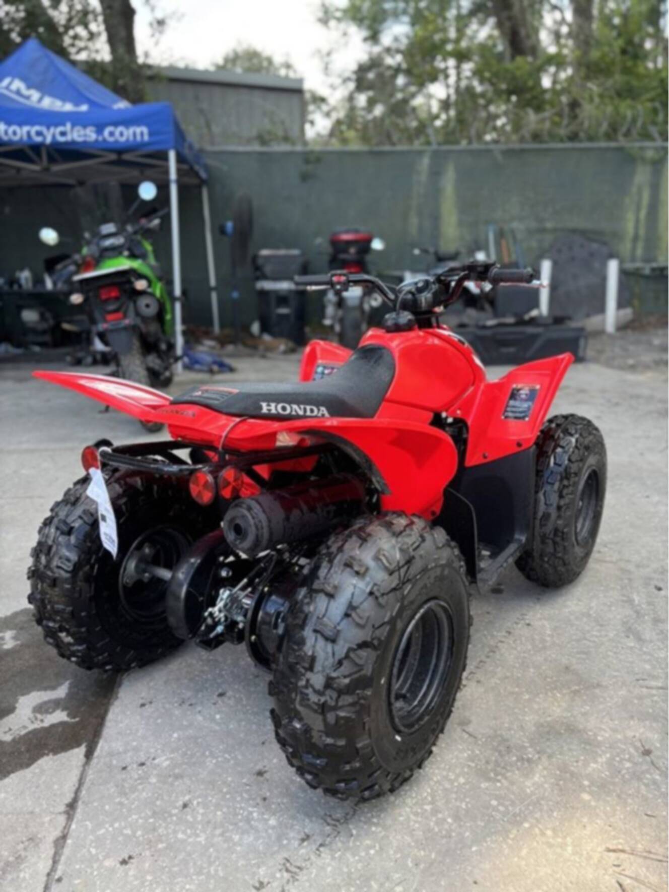 A photo of this 2026 Honda TRX 90X