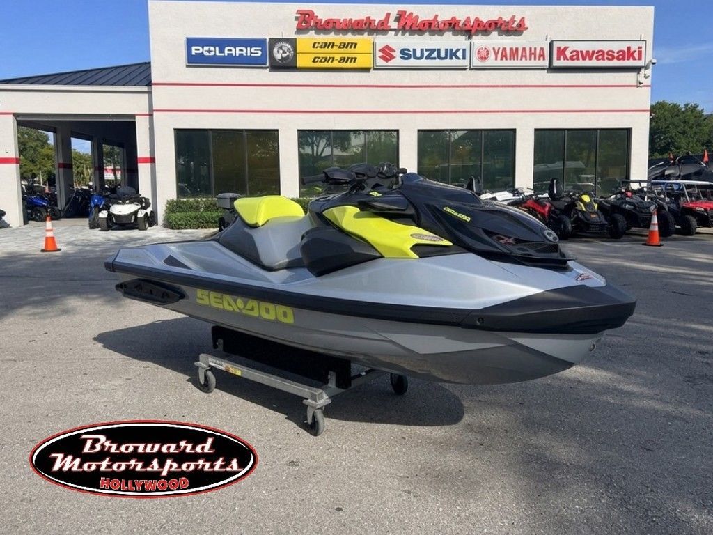 2026 Sea-Doo RXP-X 325 Tech, BRP Premium A, iBR Ice Metal / Manta X 325 in Hollywood, FL