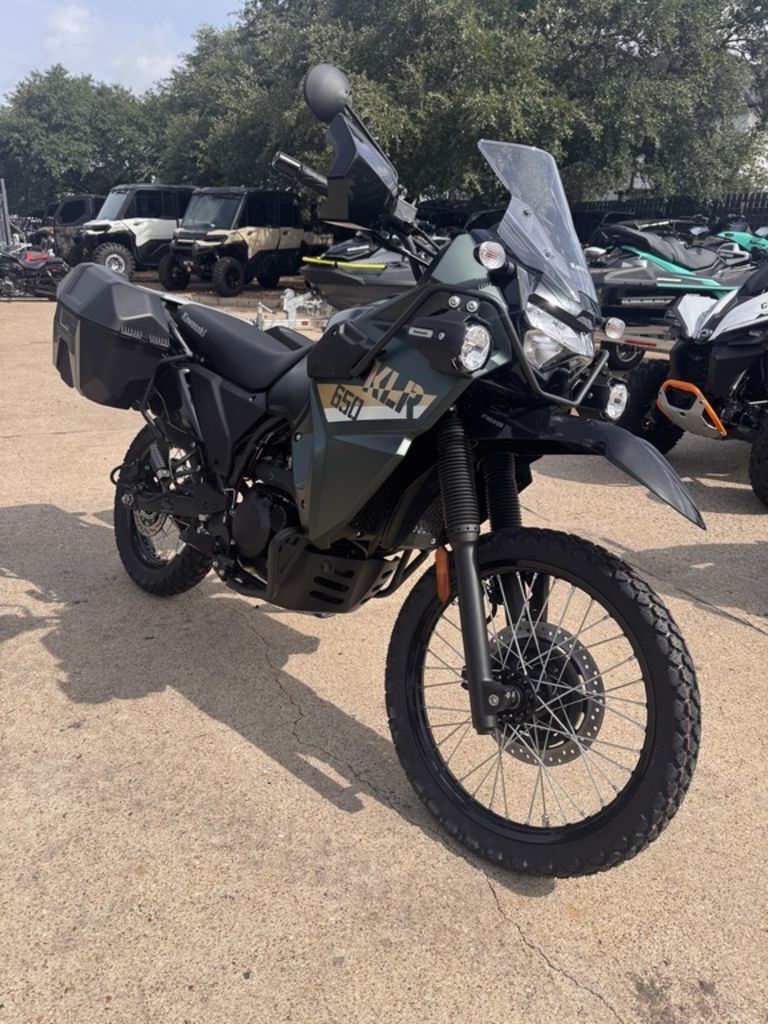 2026 Kawasaki KLR®650 Adventure ABS Cypher Camo Beige 650 ADVENTURE in College Station, TX