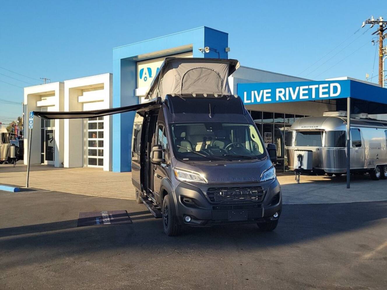 A photo of this 2026 Airstream Rangeline 21 Pop Top