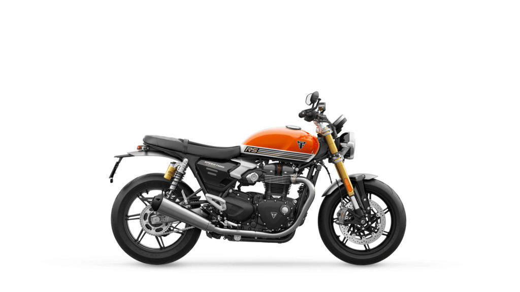 2026 Triumph Speed Twin 1200 RS Baja Orange/Sapphire black in Millstone, NJ