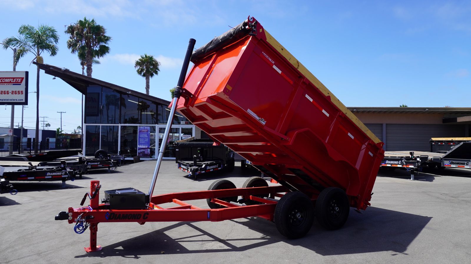 2027 Diamond C MDT206 12'X 77'' 10K GVWR NON CDL MEDIUM DUTY JUNK REMO in Oceanside, CA