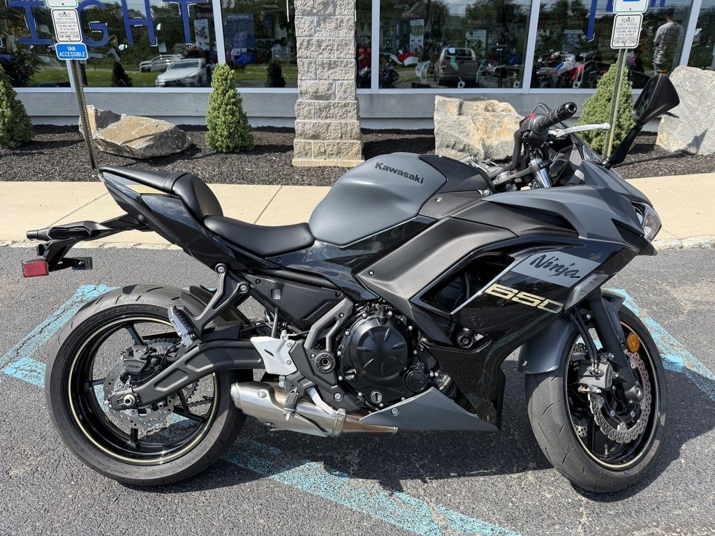 2024 Kawasaki Ninja® 650 ABS Metallic Matte Dark Gray/Metallic Spark BASE in Deptford, NJ
