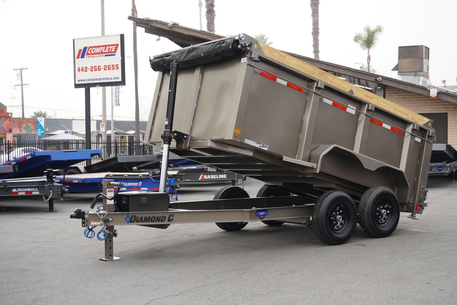 2026 Diamond C MDT206 12'X 77'' 10K GVWR NON CDL MEDIUM DUTY JUNK REMO in oceanside CA